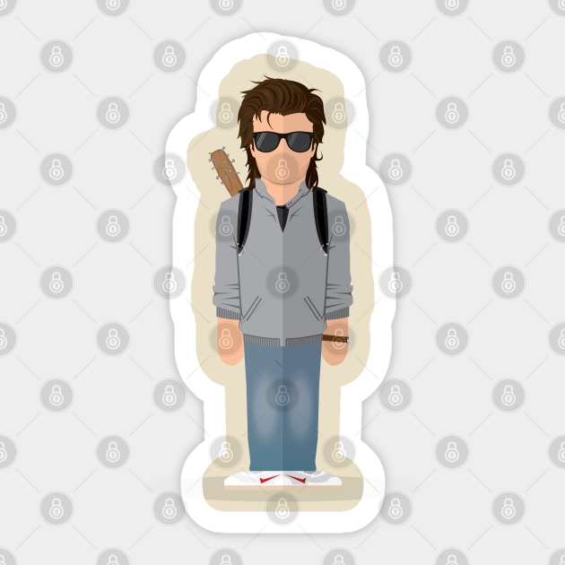 Steve Harrington Sticker by hello@jobydove.com